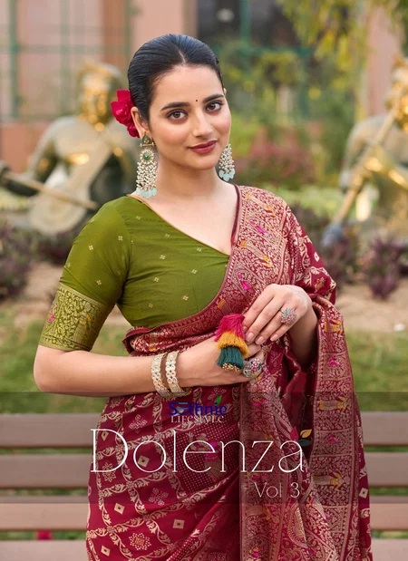 Dolenza Vol 3 By Sethnic Soft Dola Silk Online Wedding Wear Saree Wholesale